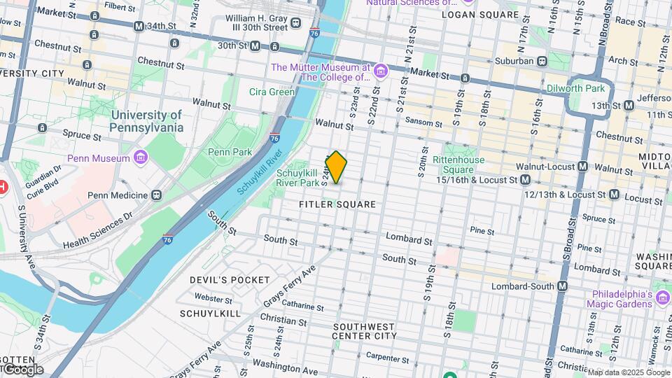 2305 Delancey Pl Map and Location Details