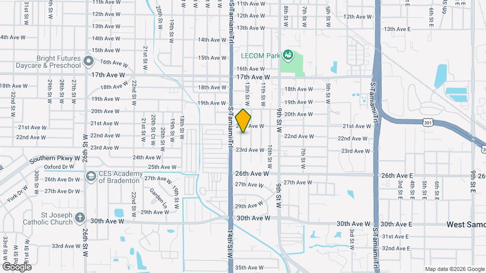 2127 13th St W Map and Location Details