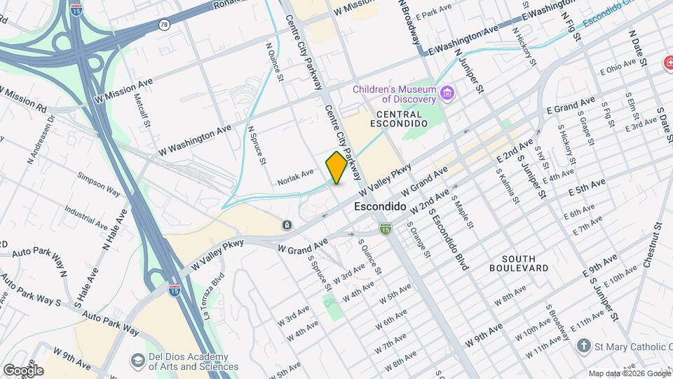 The Quince Street Senior Apartments Map and Location Details