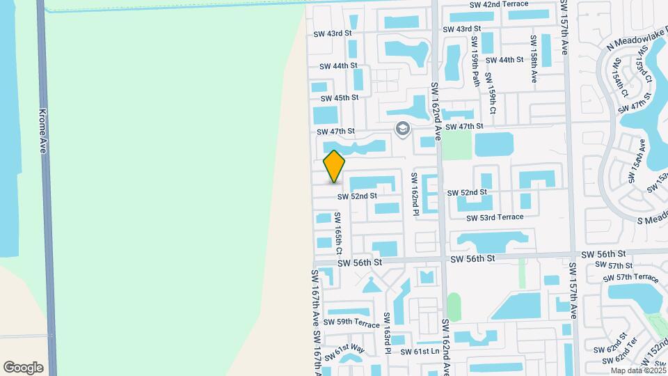 16526 SW 51st Terrace Map and Location Details
