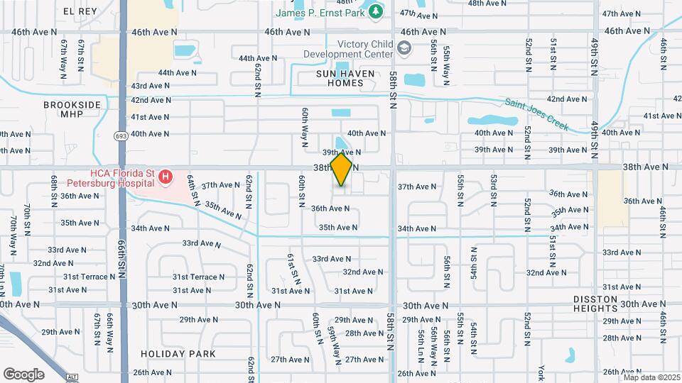 3700 59th St N Mapa y Detalles de la Ubicación