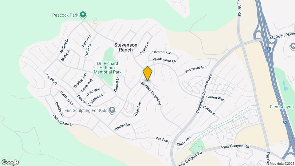 25933 Stafford Canyon Rd Map and Location Details