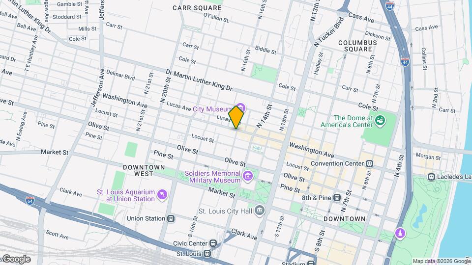 1520 Washington Ave Mapa y Detalles de la Ubicación