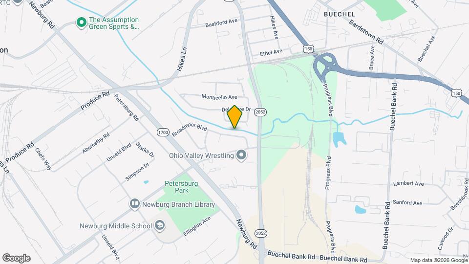5211 Broadmoor Blvd Map and Location Details
