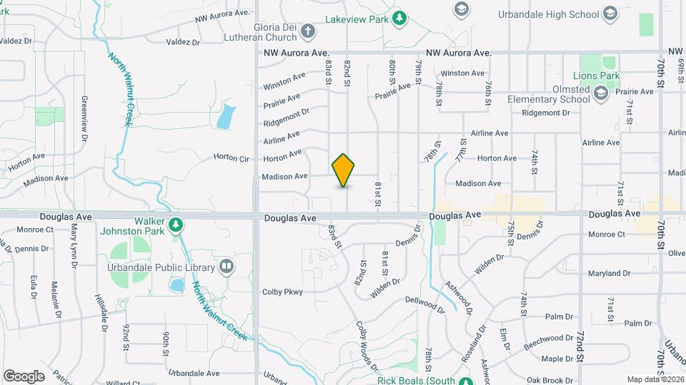 3816 82nd St Map and Location Details