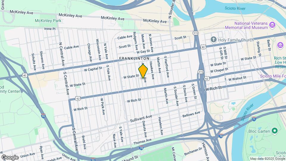 125 Avondale Ave Map and Location Details