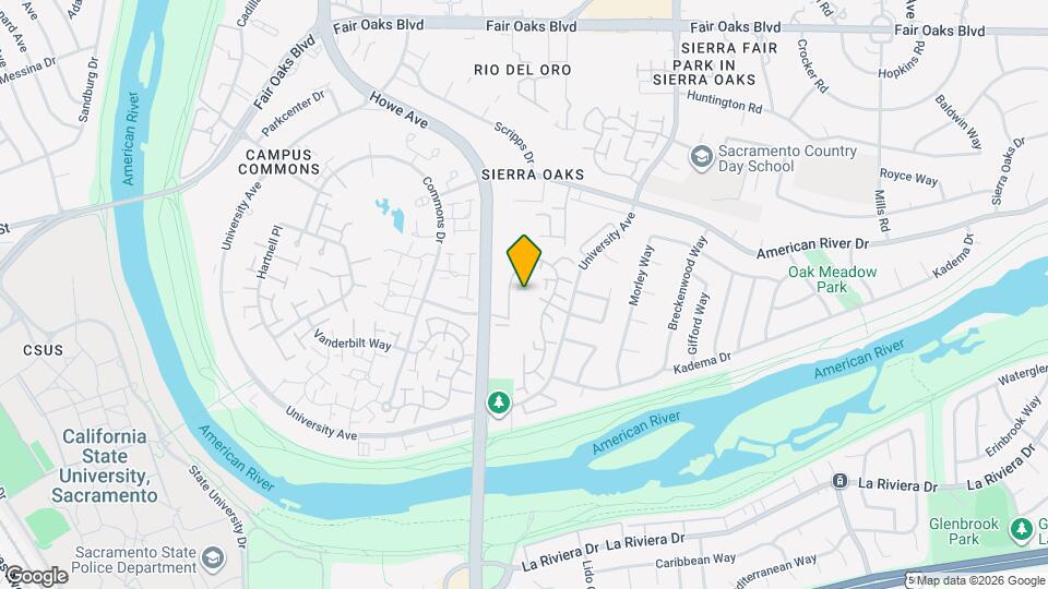 2166 University Park Dr Map and Location Details