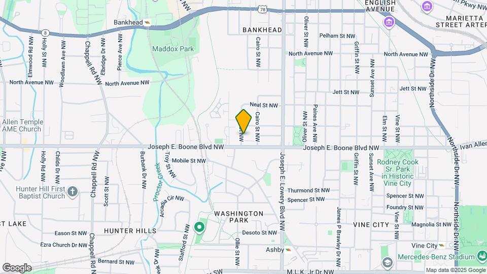 347 Tazor St NW Map and Location Details