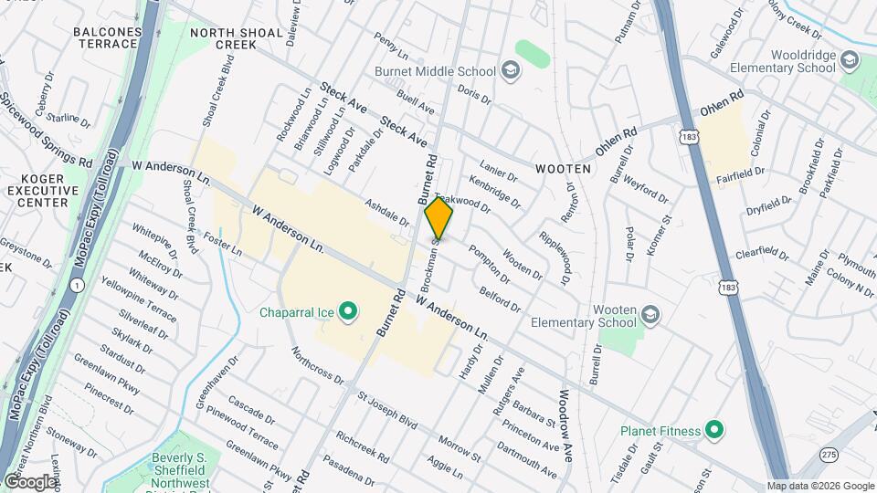 8001 Brockman St Map and Location Details