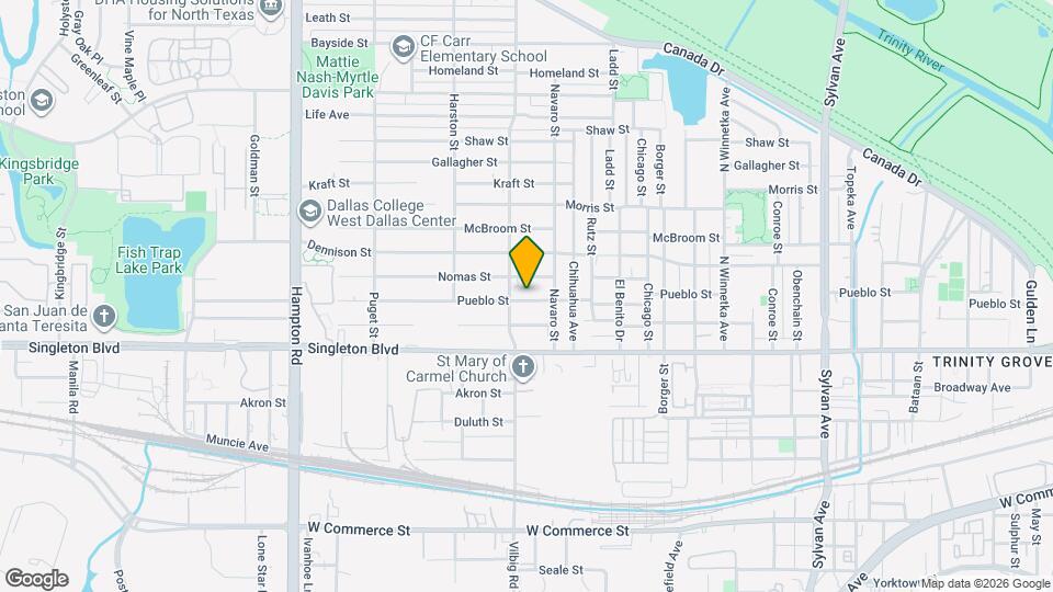 1727 Pueblo St Map and Location Details