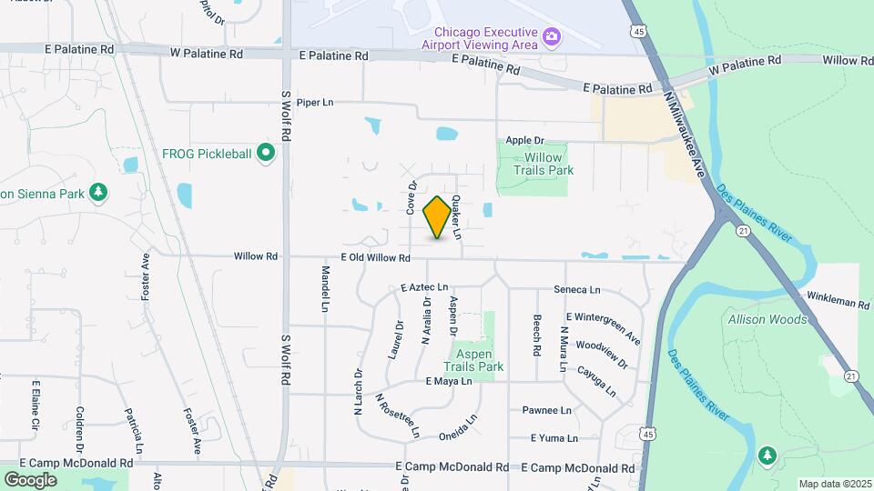 1595 Cove Dr Map and Location Details