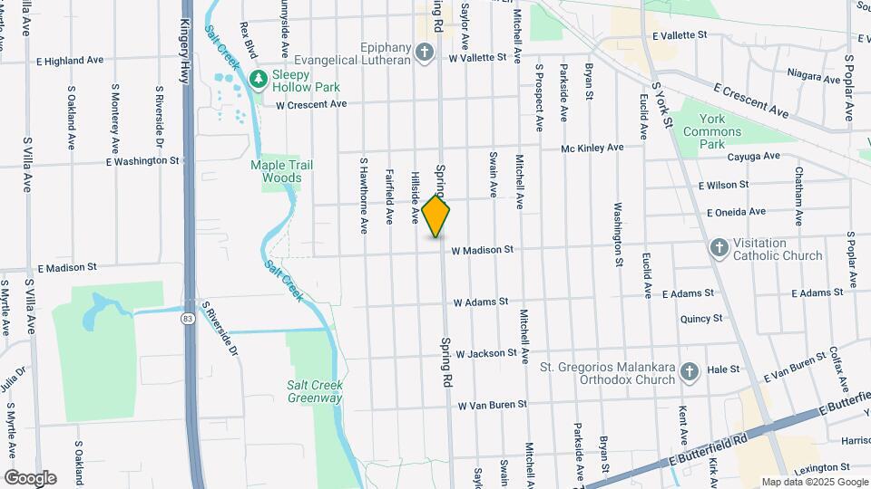 768 Spring Rd Map and Location Details