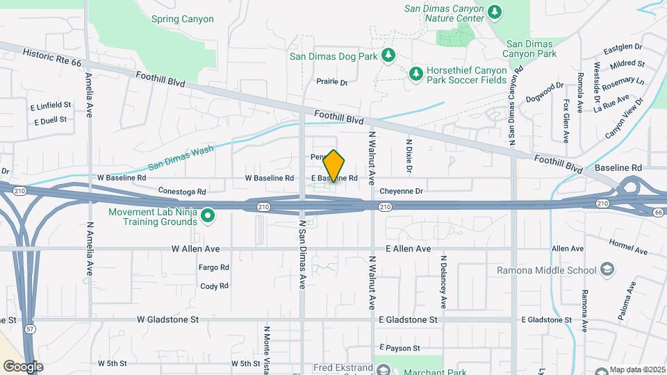 144-168 E Baseline Rd Map and Location Details