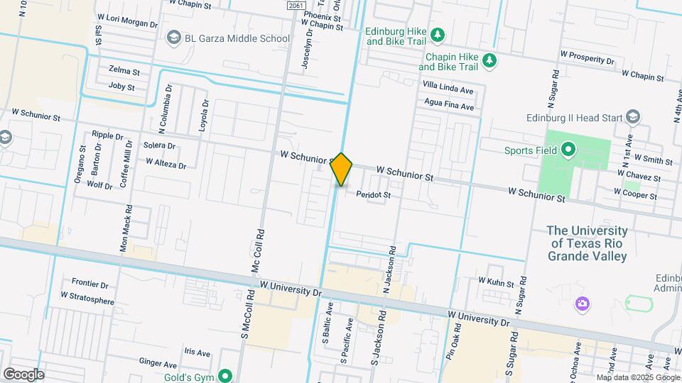 609 Jasper St Map and Location Details