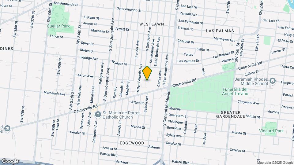 Las Palmas Gardens Mapa y Detalles de la Ubicación