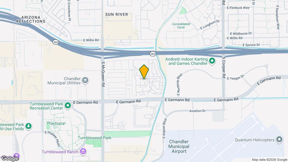 1328 E Weatherby Way Mapa y Detalles de la Ubicación