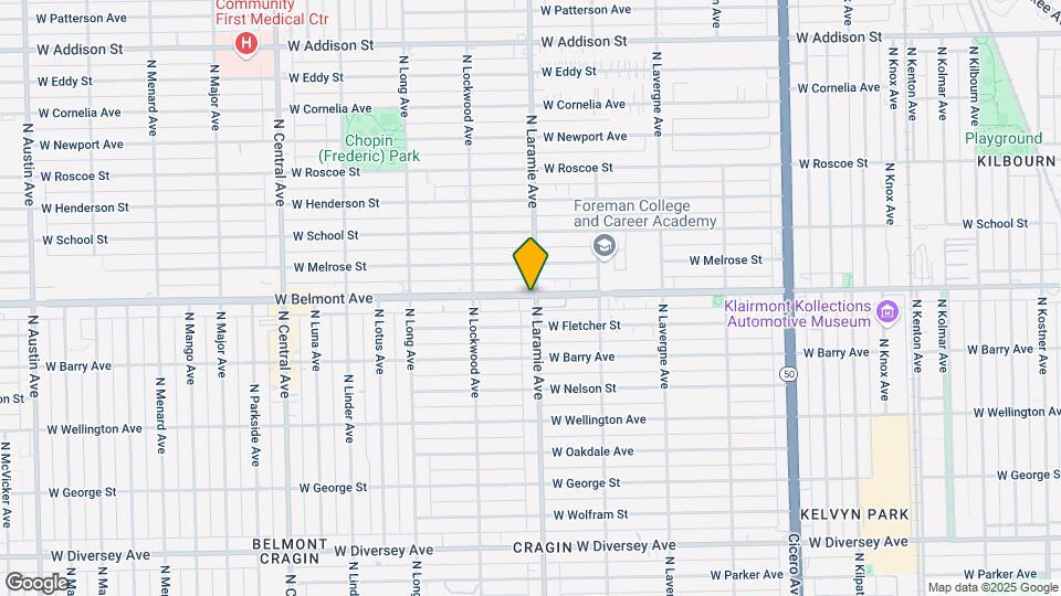 5201 W Belmont Ave Map and Location Details