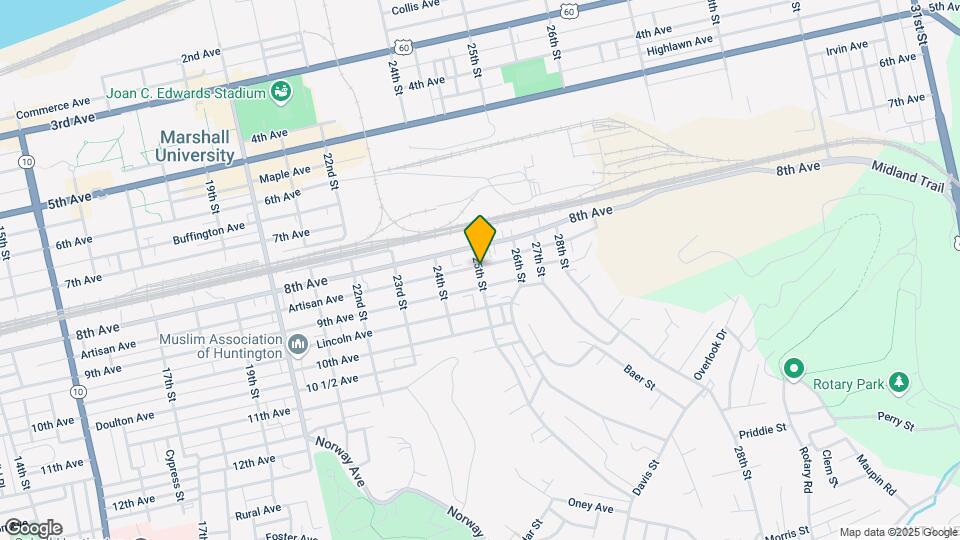 820 25th St Mapa y Detalles de la Ubicación