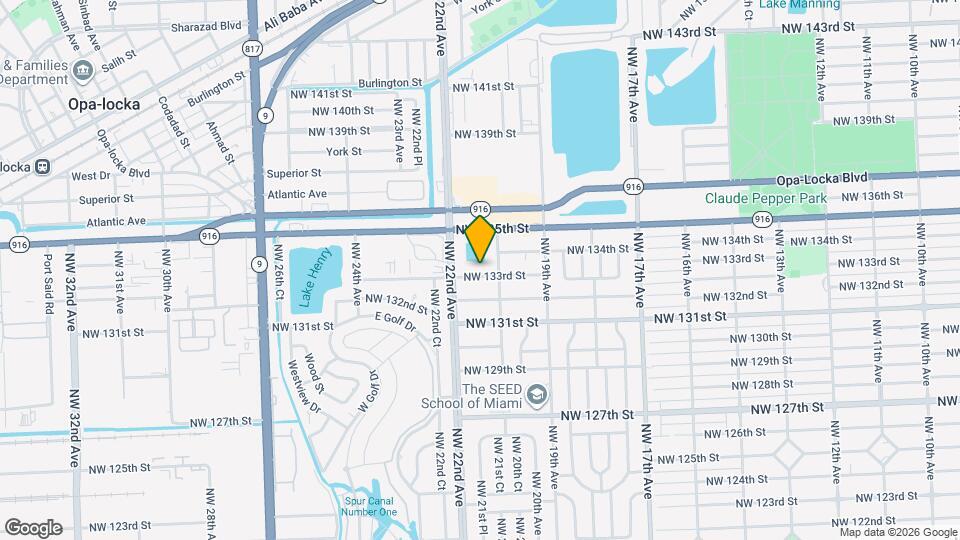 2145 NW 133rd St Map and Location Details