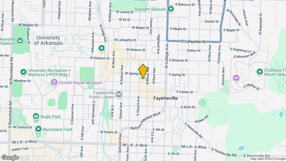 110 W Meadow St Map and Location Details