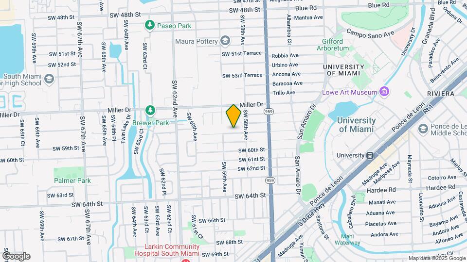 5841 SW 58th Ter Map and Location Details