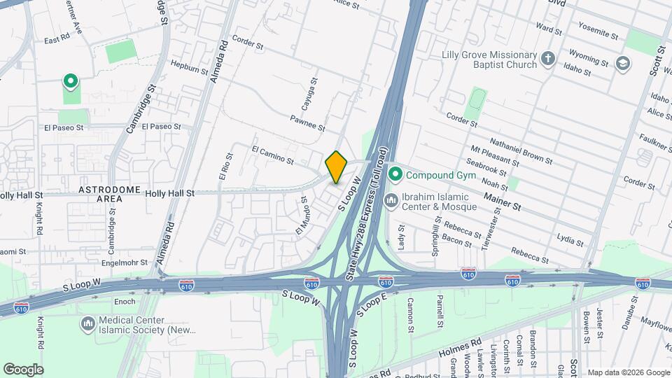 3088 Holly Hall St Map and Location Details