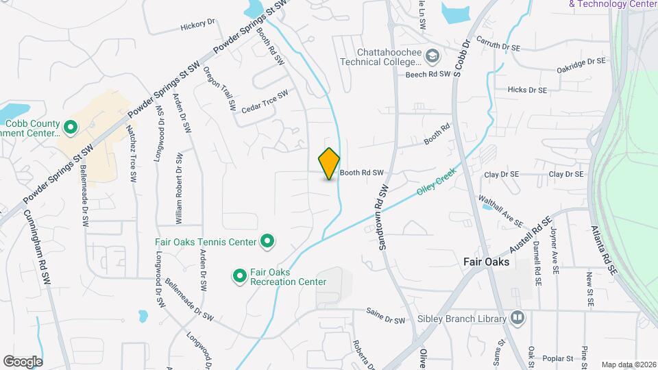 1221 Oak Forest Ct SW Mapa y Detalles de la Ubicación