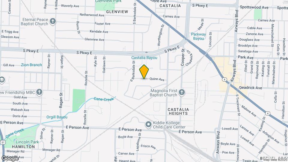 1941 Quinn Ave Map and Location Details