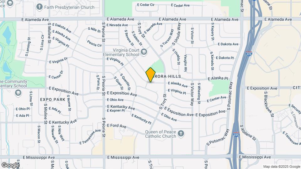 12648 E Alaska Ave Map and Location Details