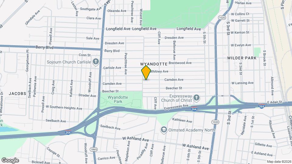 934 Camden Ave Map and Location Details