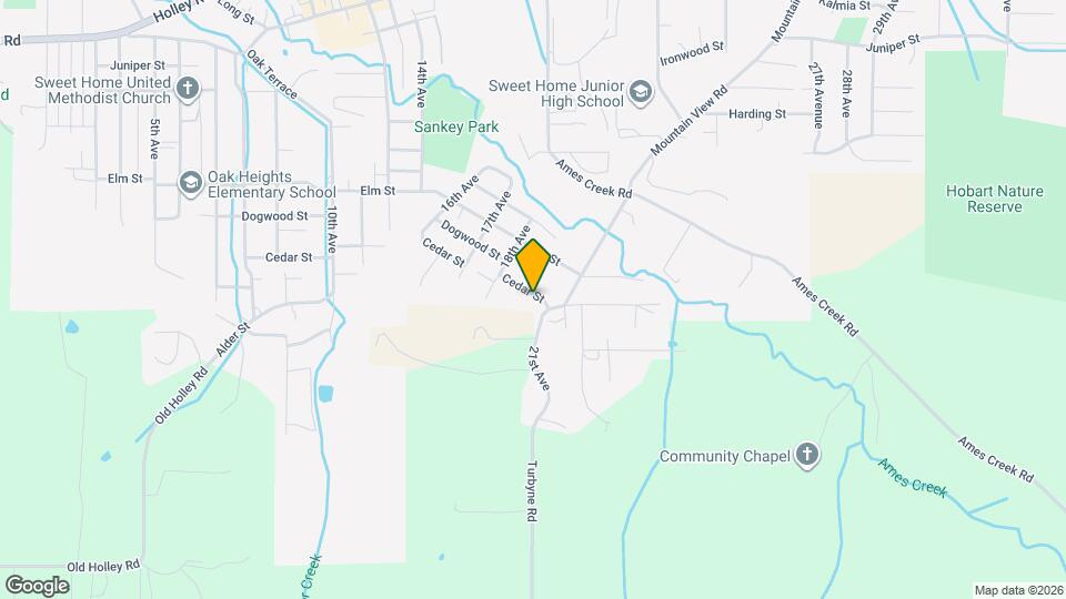 1881 Cedar St Map and Location Details