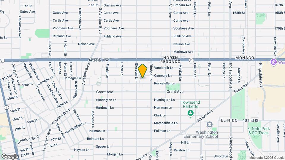 2109 Rockefeller Ln Map and Location Details