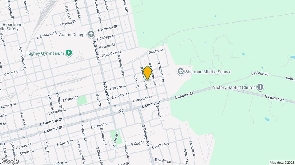 217 N Burdette Ave Map and Location Details