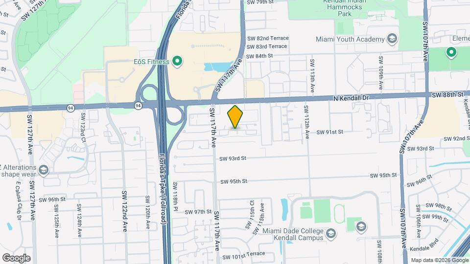 11611 SW 90th Terrace Map and Location Details