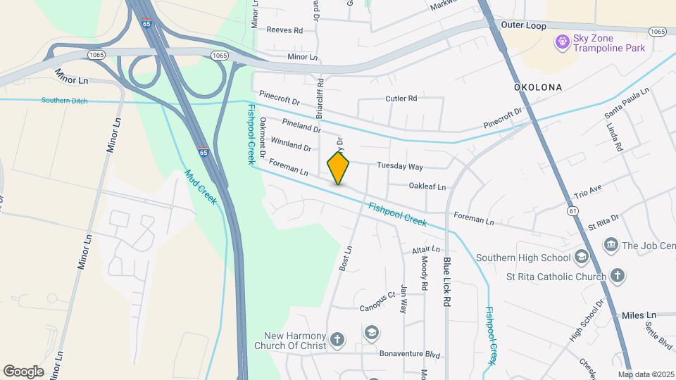 3612 Foreman Ln Map and Location Details