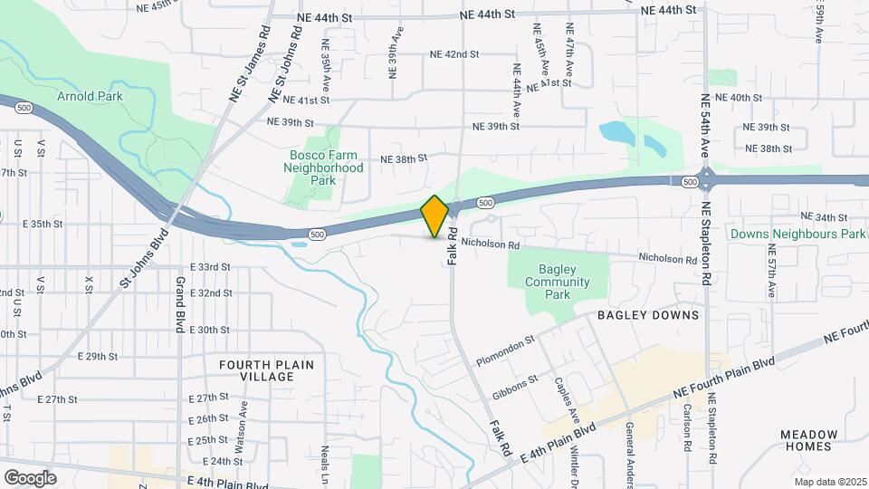 3204-3206 Falk Rd Map and Location Details