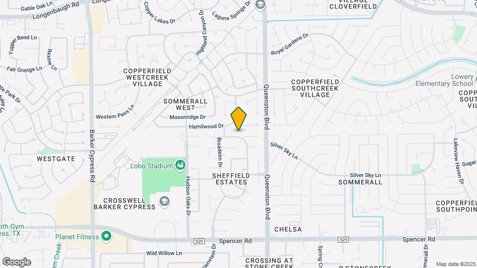 17202 Sheffield Bend Dr Map and Location Details