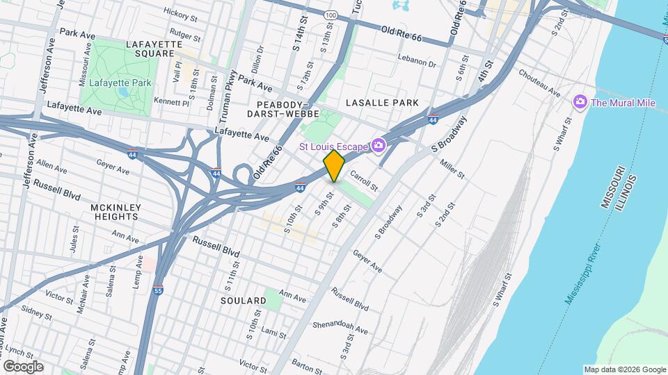 1701 S 9th St Mapa y Detalles de la Ubicación