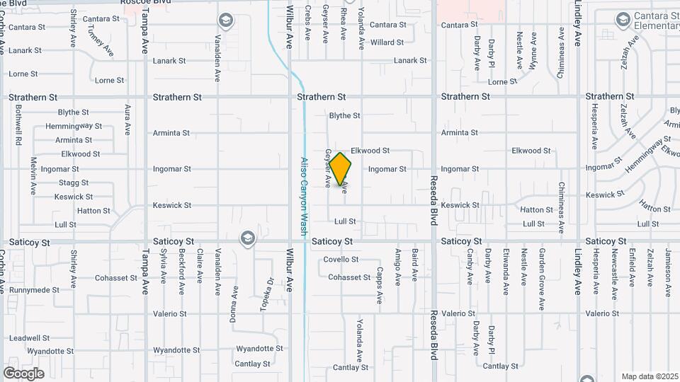 7721 Rhea Ave Map and Location Details