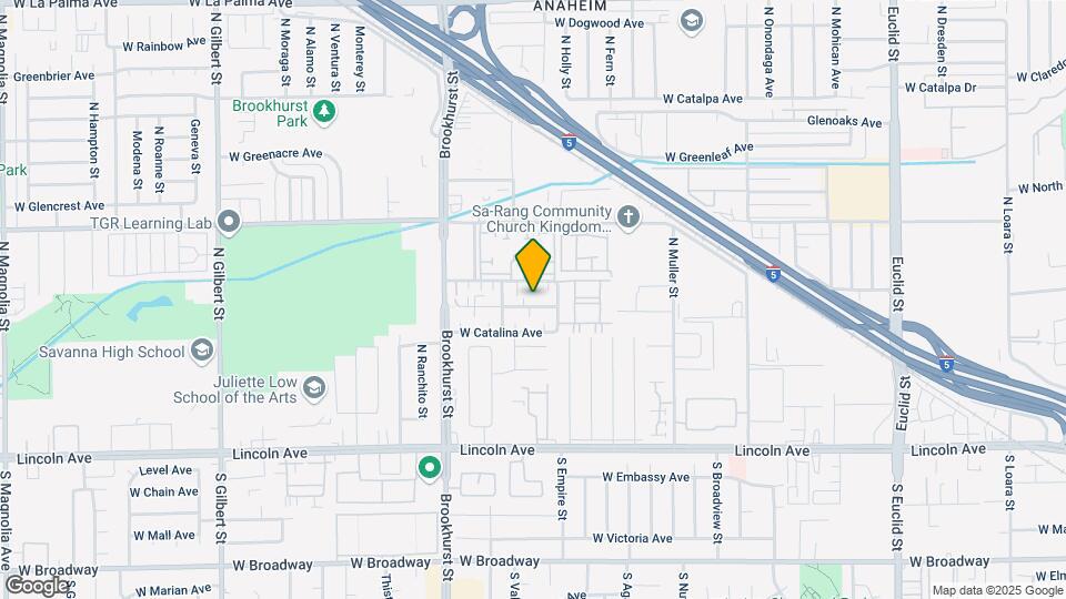 2121 W Brownwood Ave Mapa y Detalles de la Ubicación