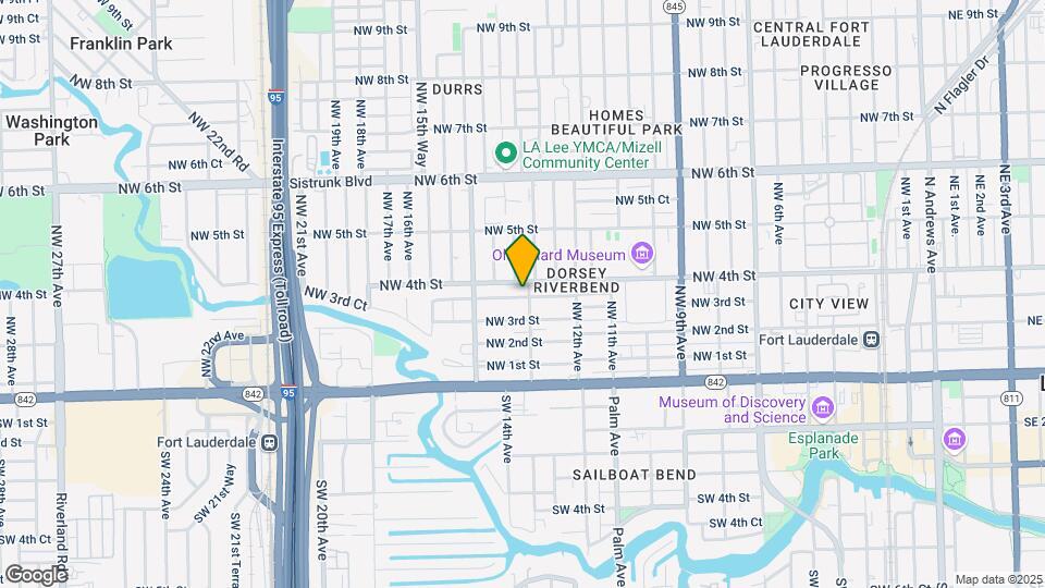 1401 NW 3rd Ct Map and Location Details