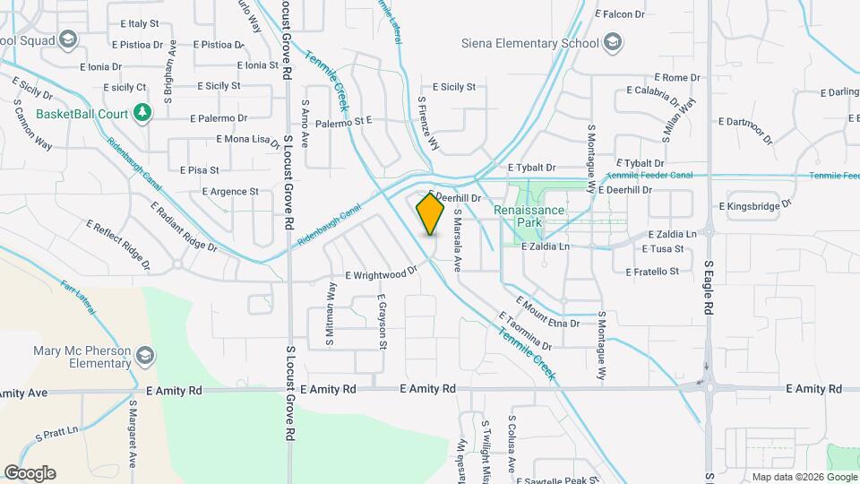 4235 S Highcliff Ave Map and Location Details