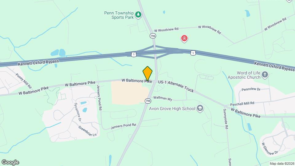 815 W Baltimore Pike Map and Location Details