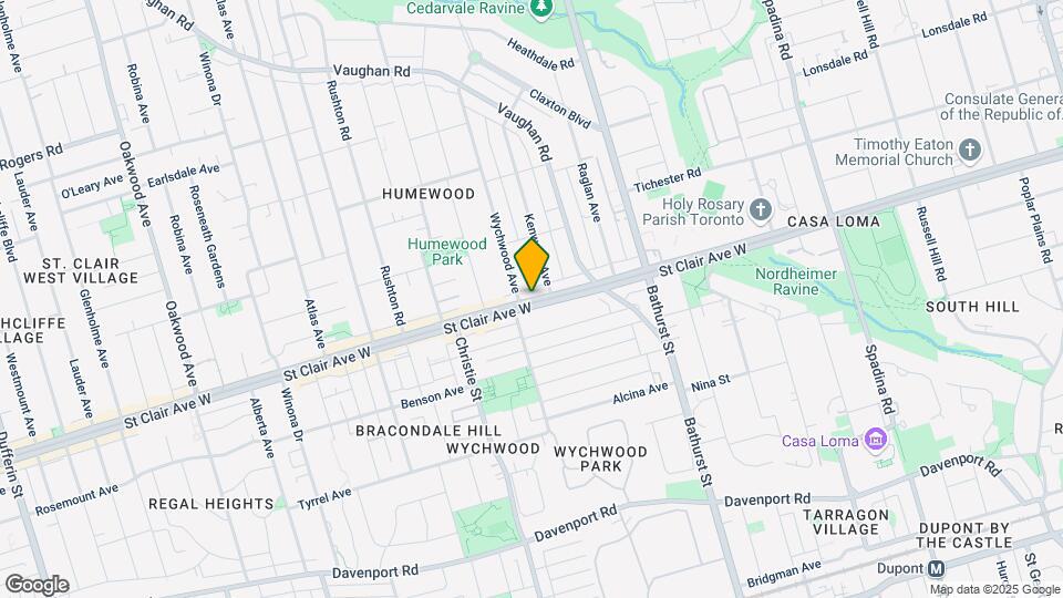 608-500 ST CLAIR Ave Map and Location Details