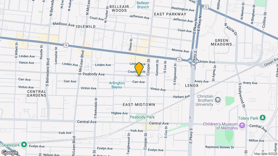 2095-2097 Peabody Ave Map and Location Details
