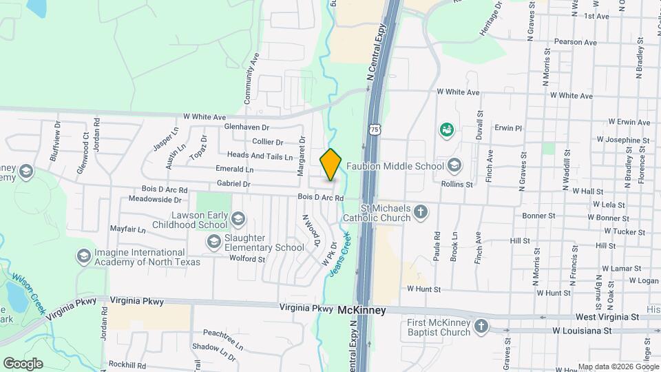 501 Jeans Creek Dr Map and Location Details