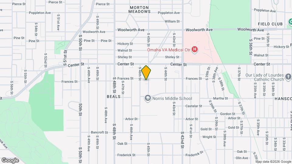 2108 S 45th St Map and Location Details