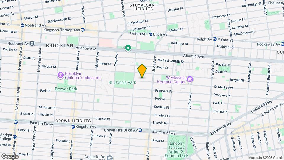 1135 Saint Marks Ave Map and Location Details