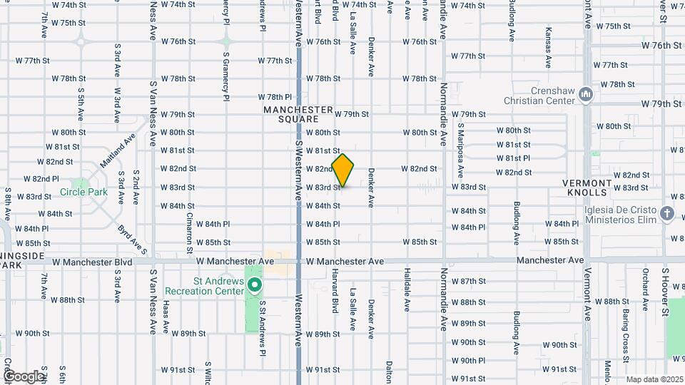 1648 W 83rd St Map and Location Details