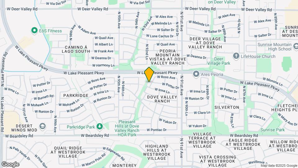 20748 N 93rd Ln Map and Location Details